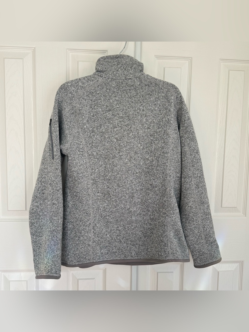 Patagonia Better Sweater 1/4 Zip Fleece Pullover Grey Heather Size L - Picture 5 of 13